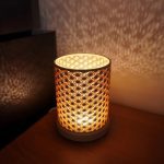 آباژور گره چینی کنار تختی