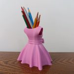 جامدادی رومیزی طرح لباس