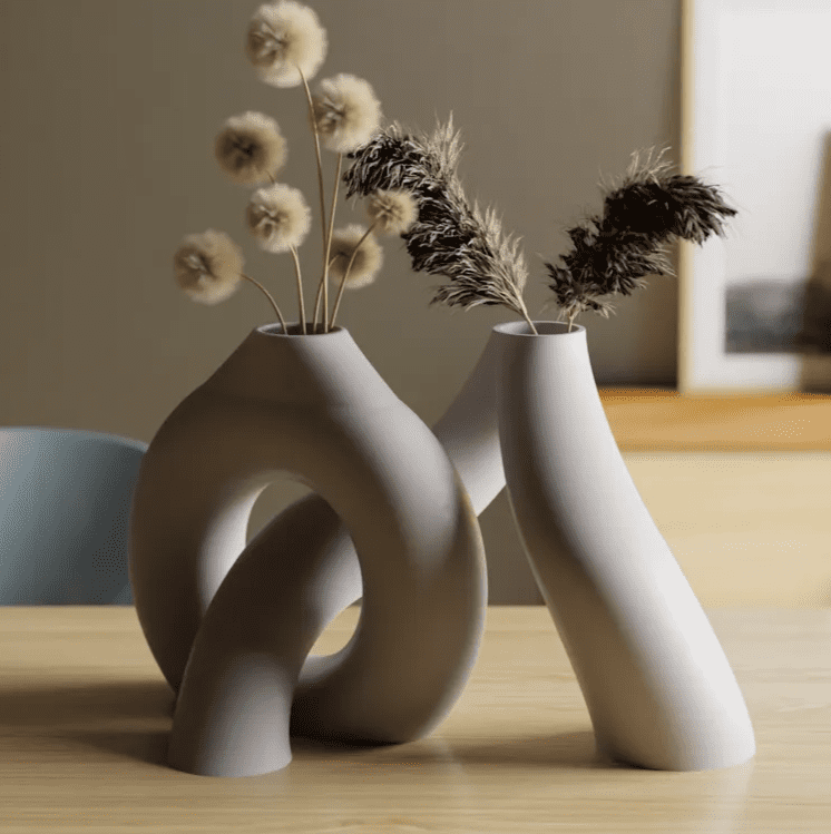 گلدان فانتزی پرینت سه بعدی