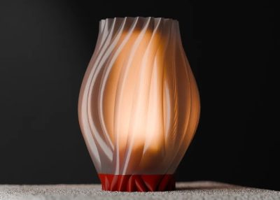 نورپردازی خانه با آباژور سه بعدی دو لایه