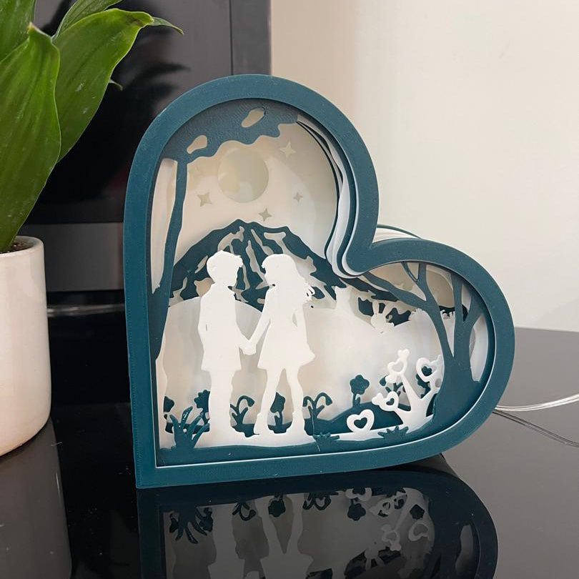 چراغ خواب چند لایه چراغ خواب چند لایه طرح دوستانه - Image 1