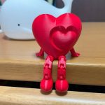 دکوری قلب فانتزی نشسته