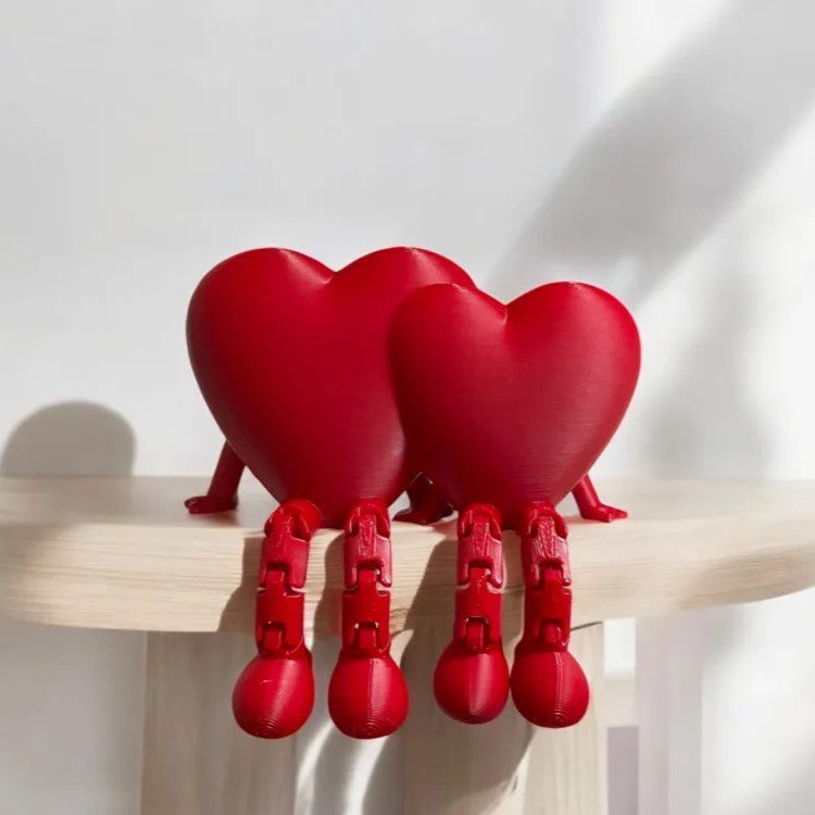 دکوری قلب دوتایی طرح عشق جاودان دکوری قلب دوتایی طرح عشق جاودان