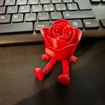 گل رز عاشقانه دکوری