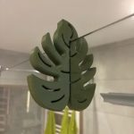 رخت آویز حمام طرح برگ